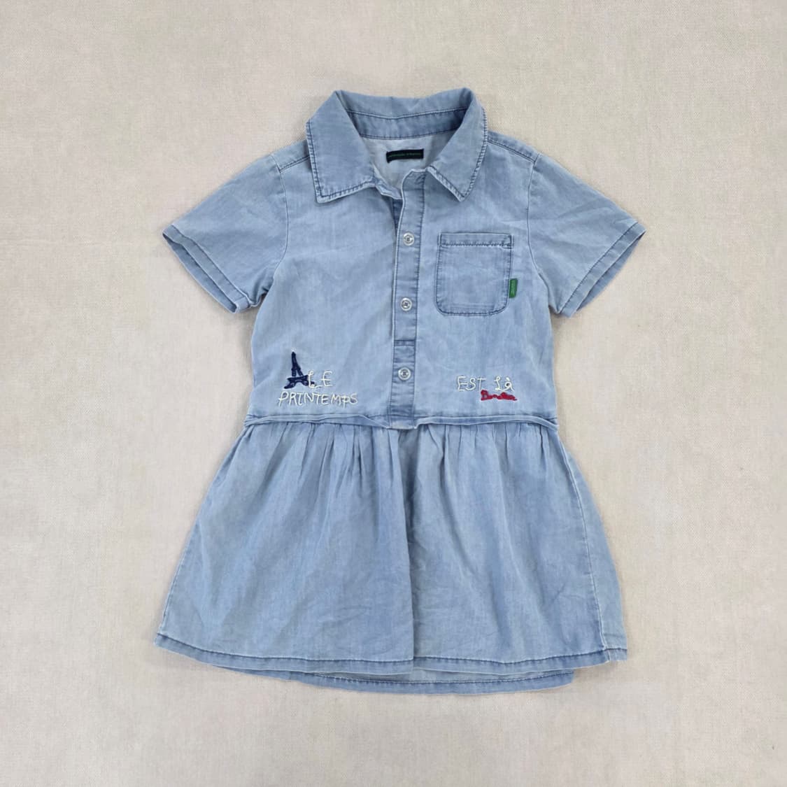 [135] 베네통 키즈 데님 원피스 0220J 상품이미지1