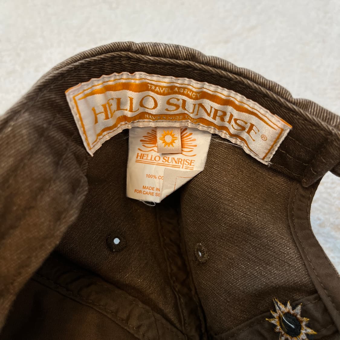 헬로우썬라이즈 볼캡 상품이미지4