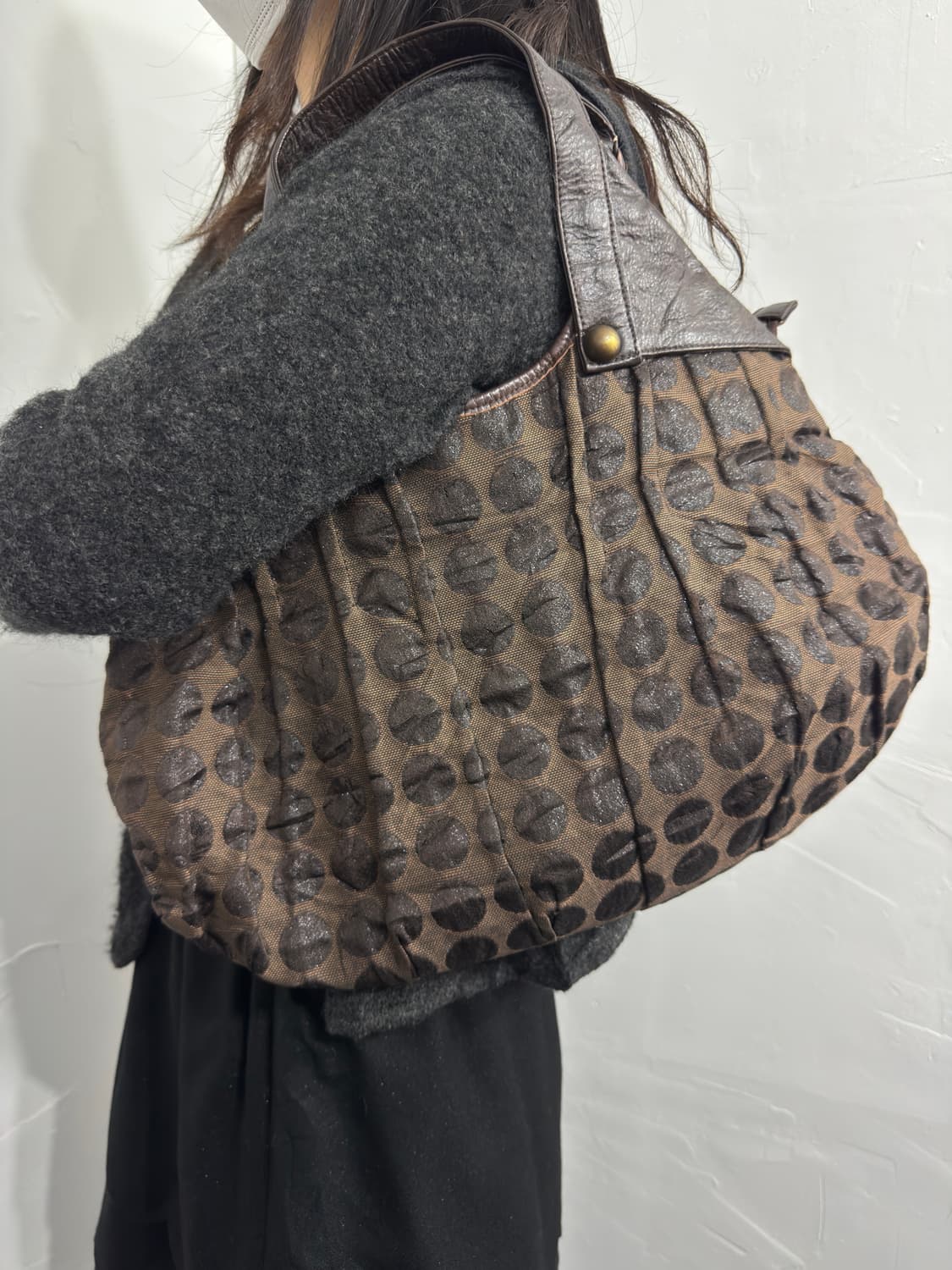 infuse brown dot shoulderbag 상품이미지2