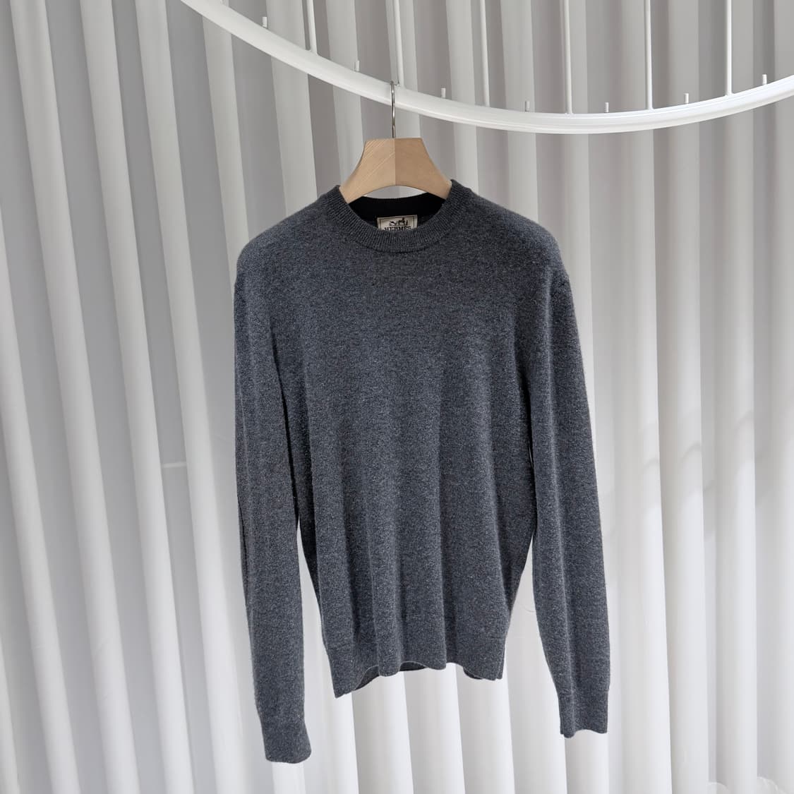 (A+/S) / 에르메스 상달 캐시미어 니트 스웨터 그레이 상품이미지4