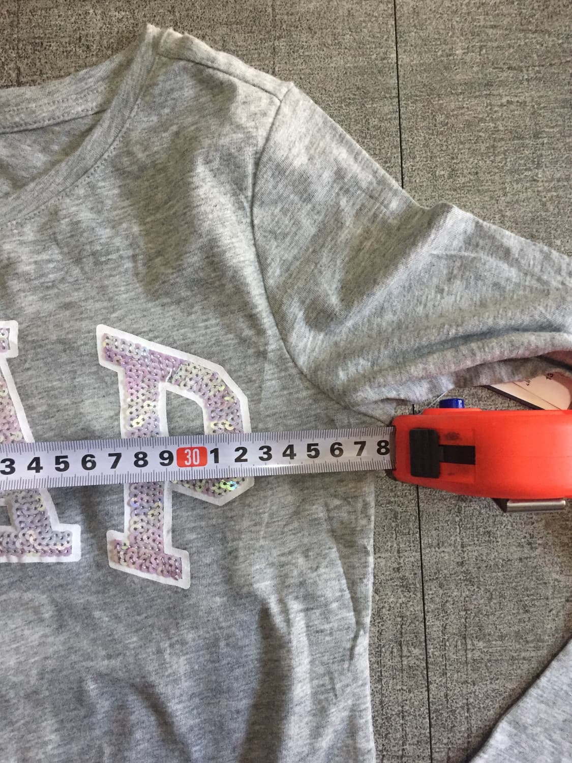 Gap 갭 핀터깔y2k 딱붙핏 스팽글 긴팔티셔츠 롱슬리브 상품이미지2