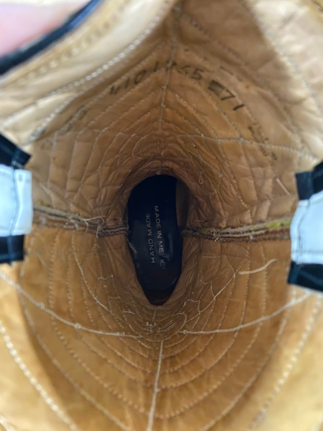 VTG web stitch mule ear western boots 상품이미지8