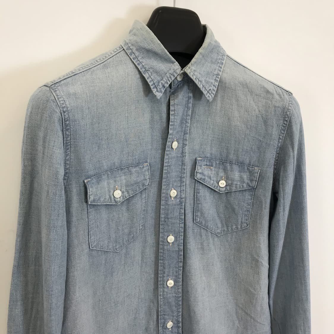 폴로 랄프로렌 샴브레이 데님셔츠 [여성2사이즈] 상품이미지2