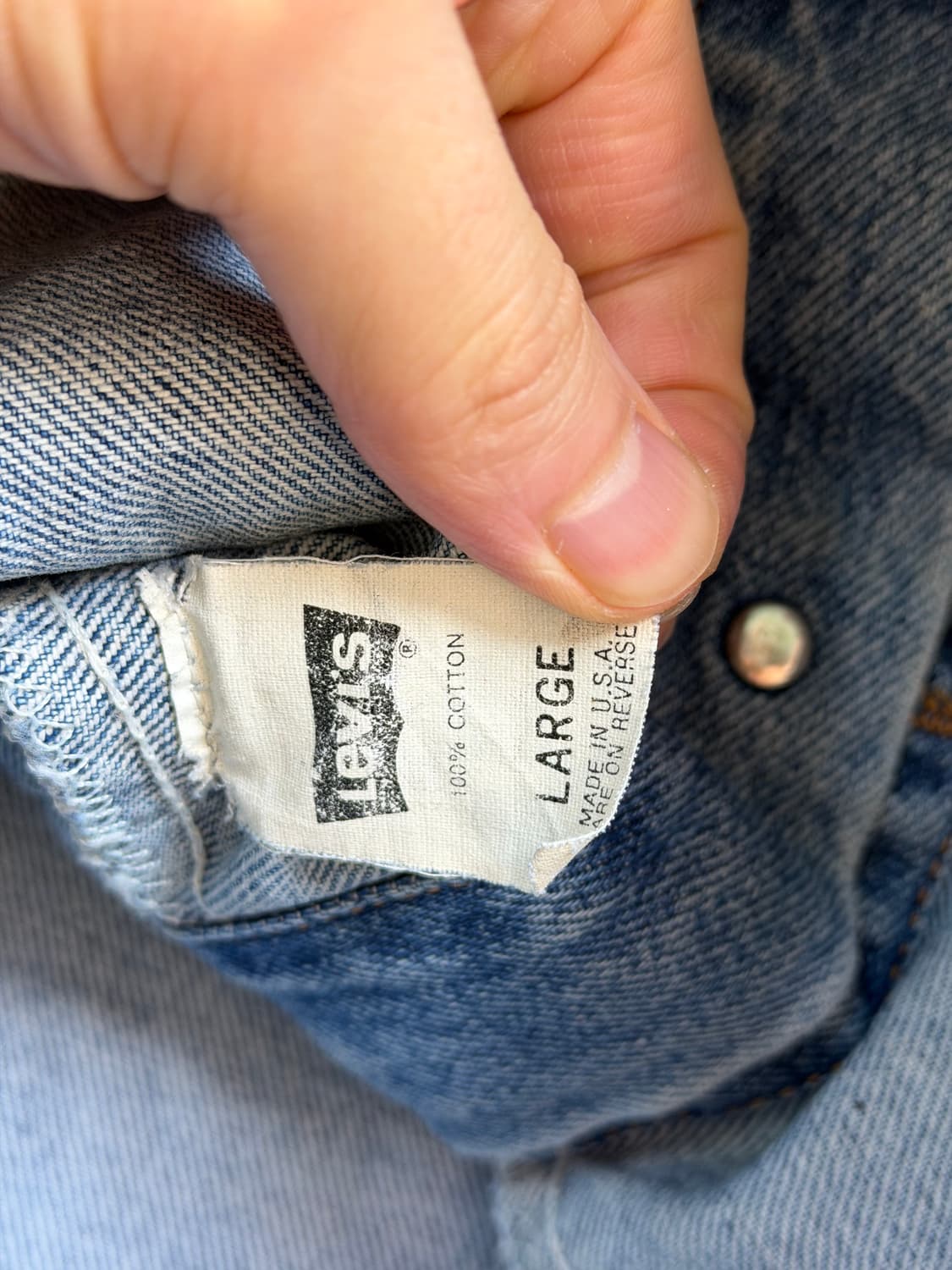 Levis USA 57598 데님 트러커 자켓 L 상품이미지5