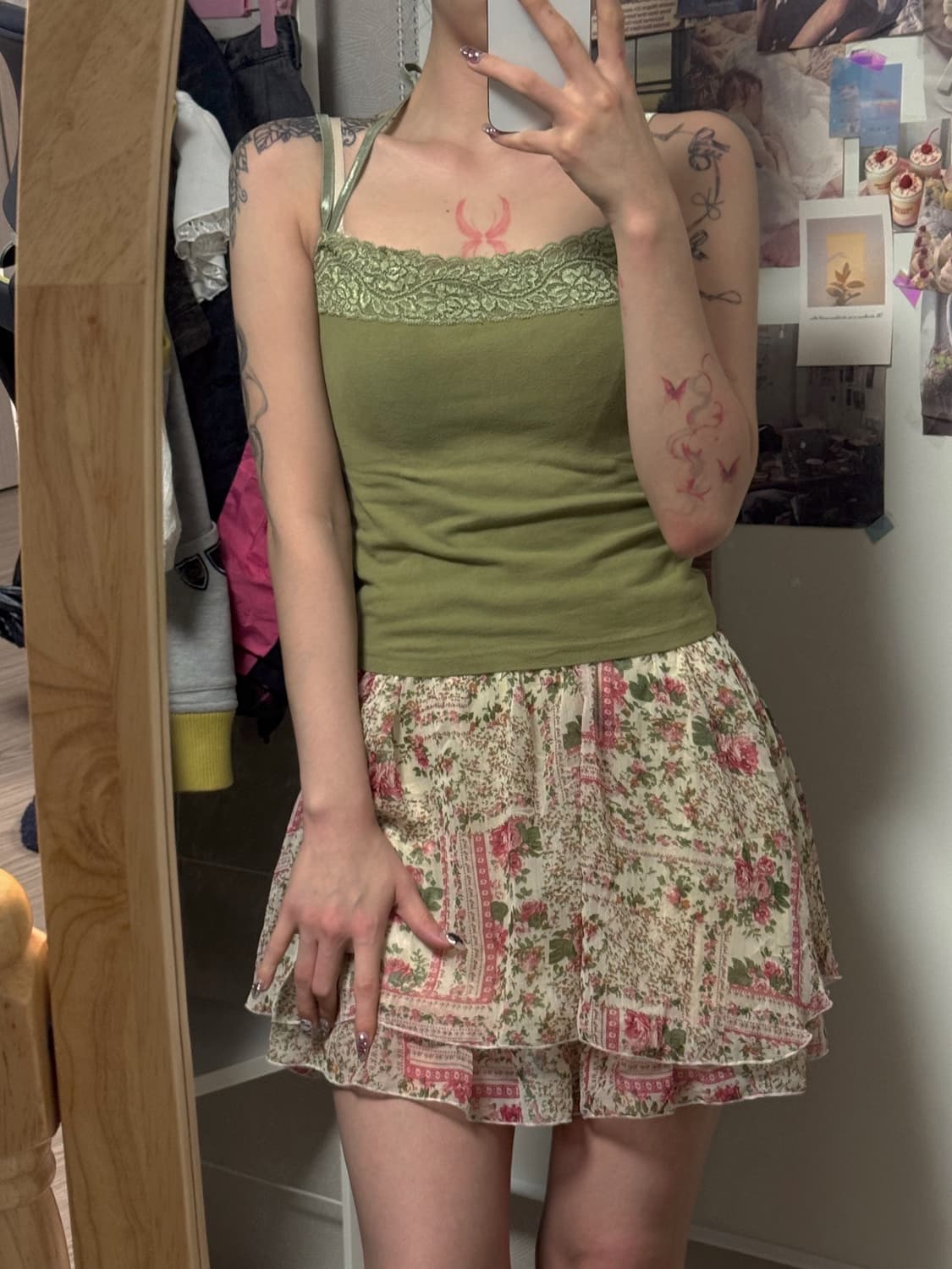 딸기녹차 모리걸 키치 코디세트 2개 일괄 상품이미지1