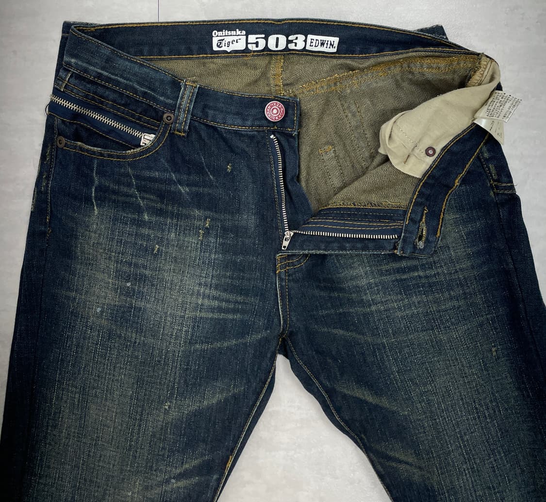 오니츠카타이거&에드원 503 콜라보 청바지 상품이미지6