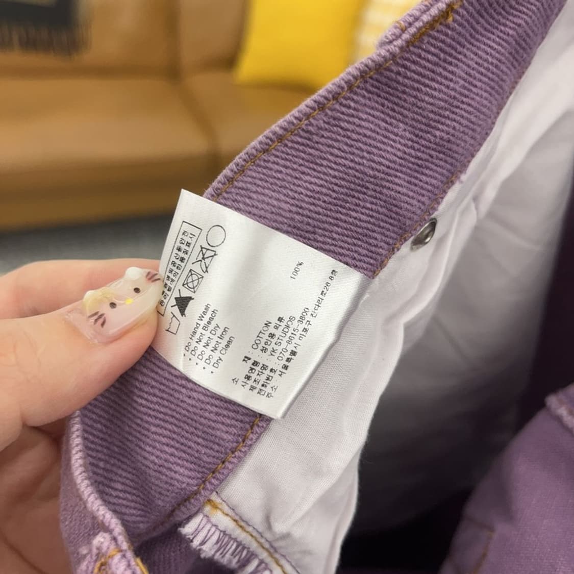 HOODHOOD 빈티지워싱 빅포켓 카고팬츠 33인치 C06233 상품이미지5