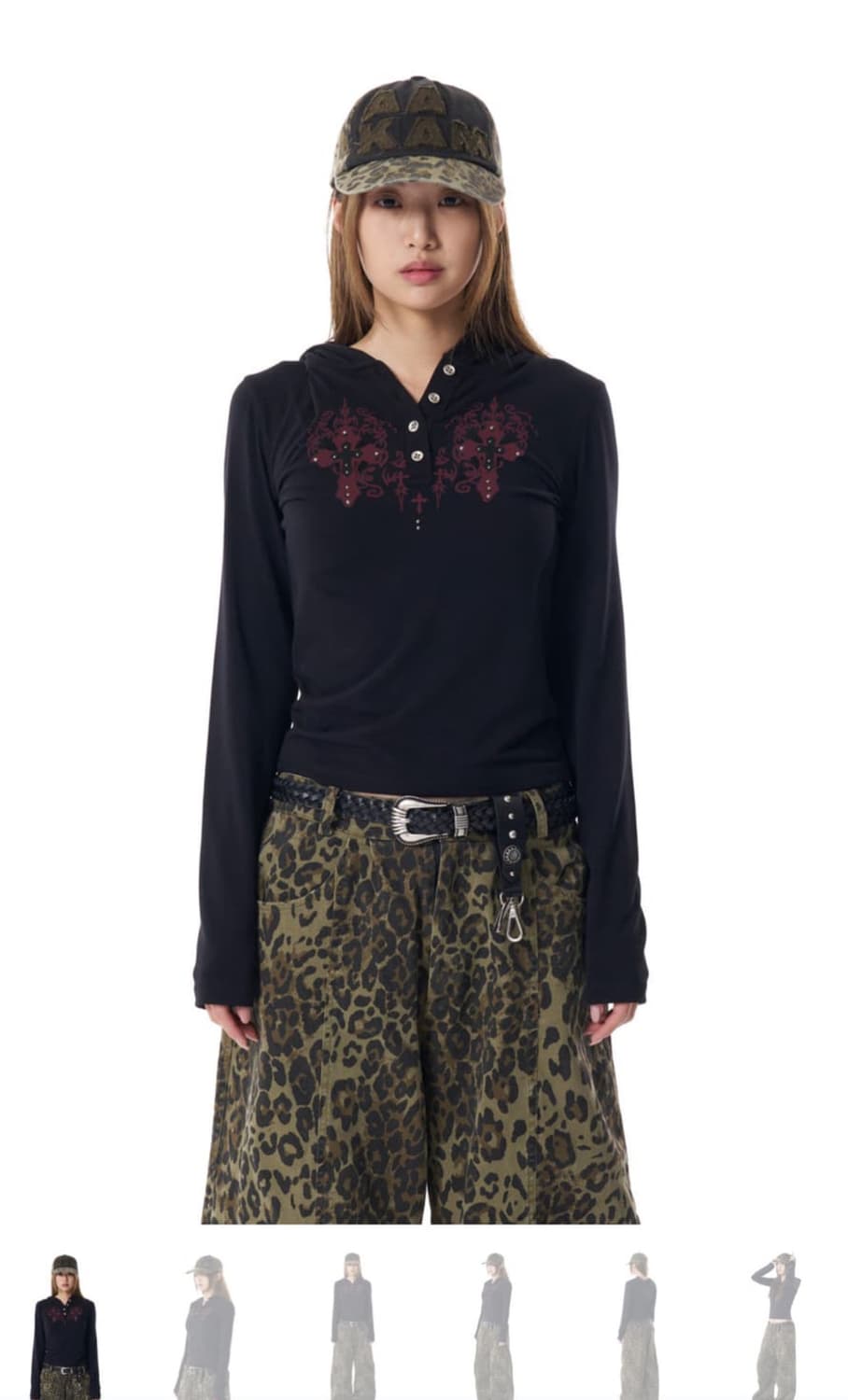 아캄 후드 롱슬리브 상품이미지1