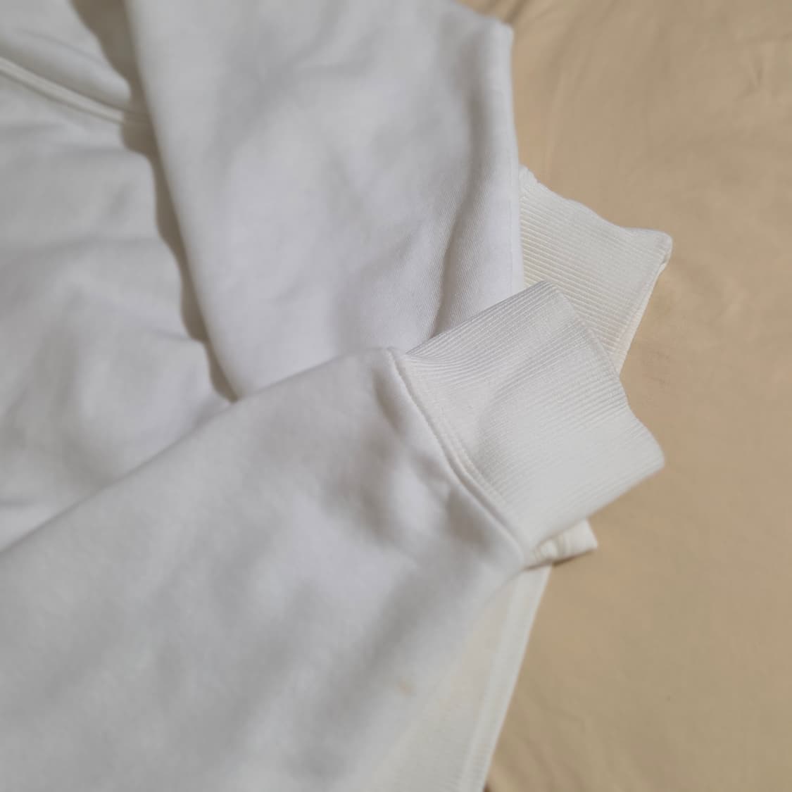 나이키 하프집업 스웨트셔츠 아이보리 맨투맨 크롭 여성 상품이미지4