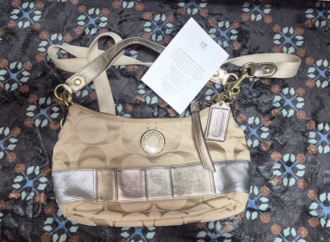 코치 coach 2002s monogram shoulder bag ✨️ 상품이미지2