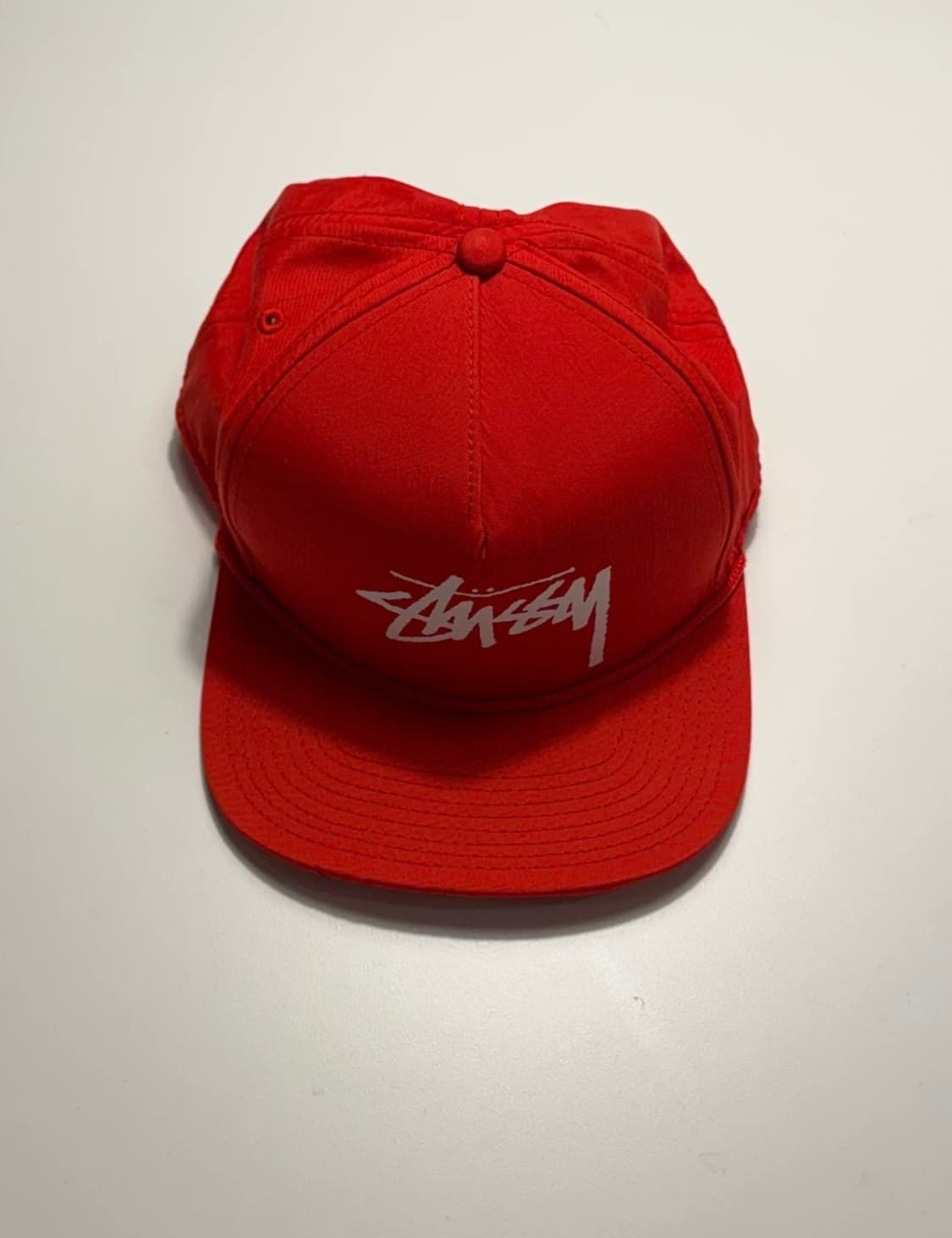 스투시 빨간색 볼캡 상품이미지1