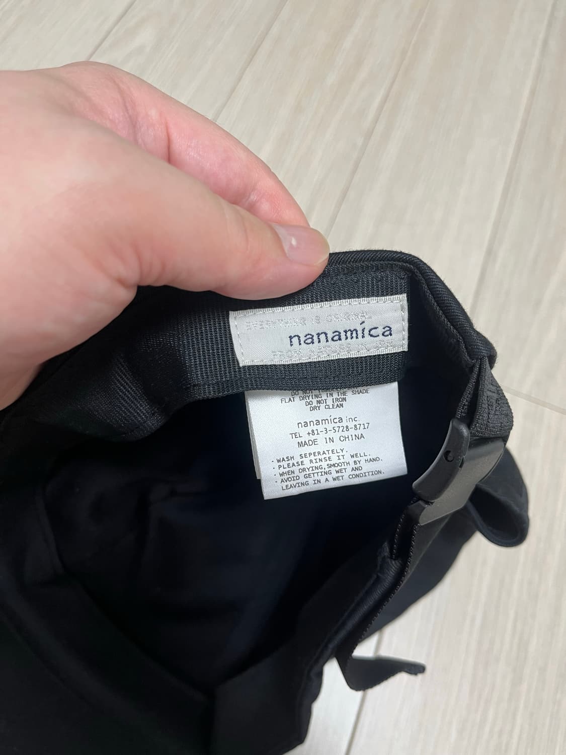 나나미카 로고 자수 볼캡 블랙 상품이미지3