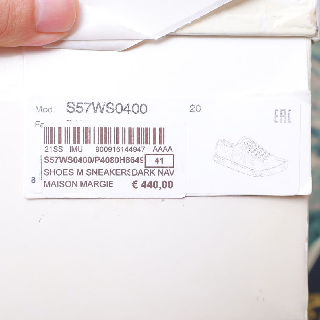 Maison Margiela 마르지엘라 엠브로이더리 타비슈즈 새상품260 상품이미지4