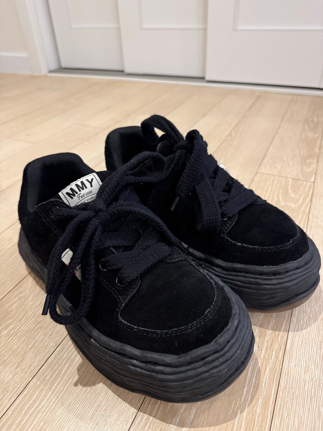 [41] 미하라 올리버 블랙 스웨이드 상품이미지2