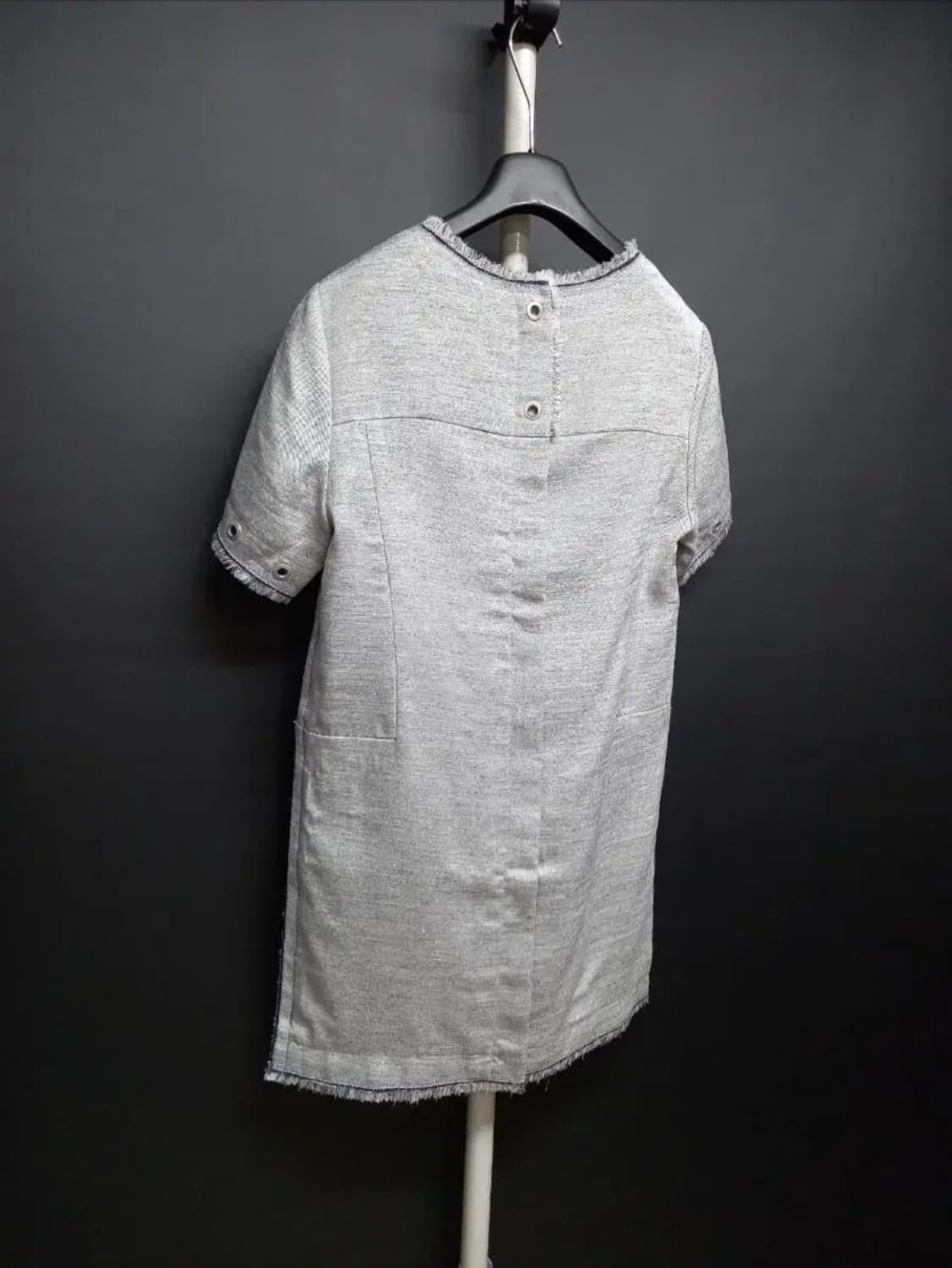 SJSJ 춘하 일자 박시핏 미디 원피스 44 상품이미지6