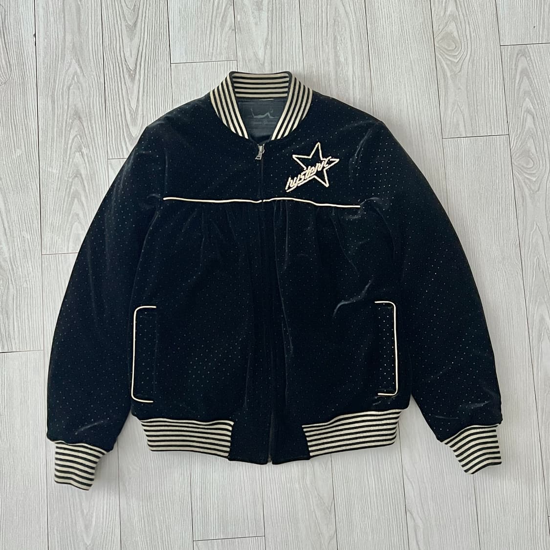 Hysteric Glamour velvet dot jumper 상품이미지1