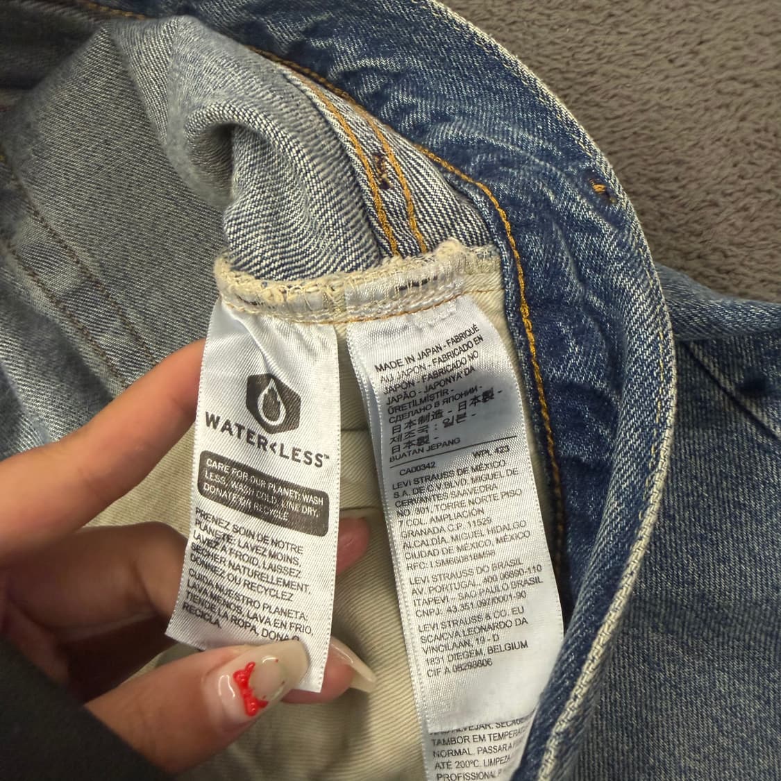 [정품/32] 리바이스 LVC 501XX 빅E 셀비지 데님 팬츠 상품이미지9