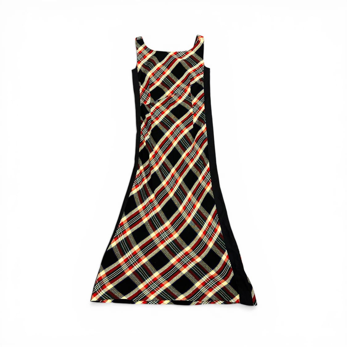 Side Detail Maxi Check Dress 상품이미지2