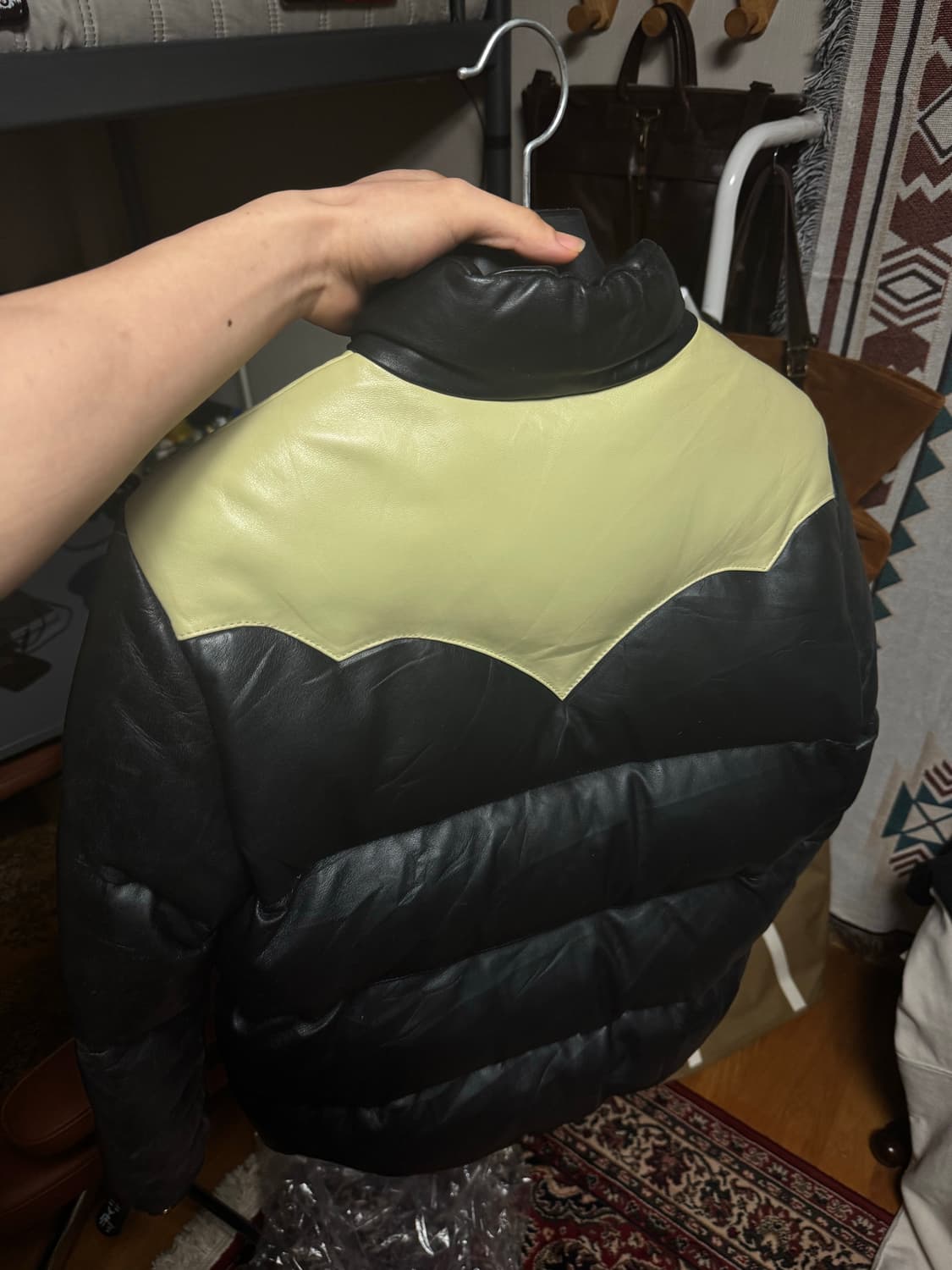 웨스턴 구스 100% 양가죽패딩 상품이미지2