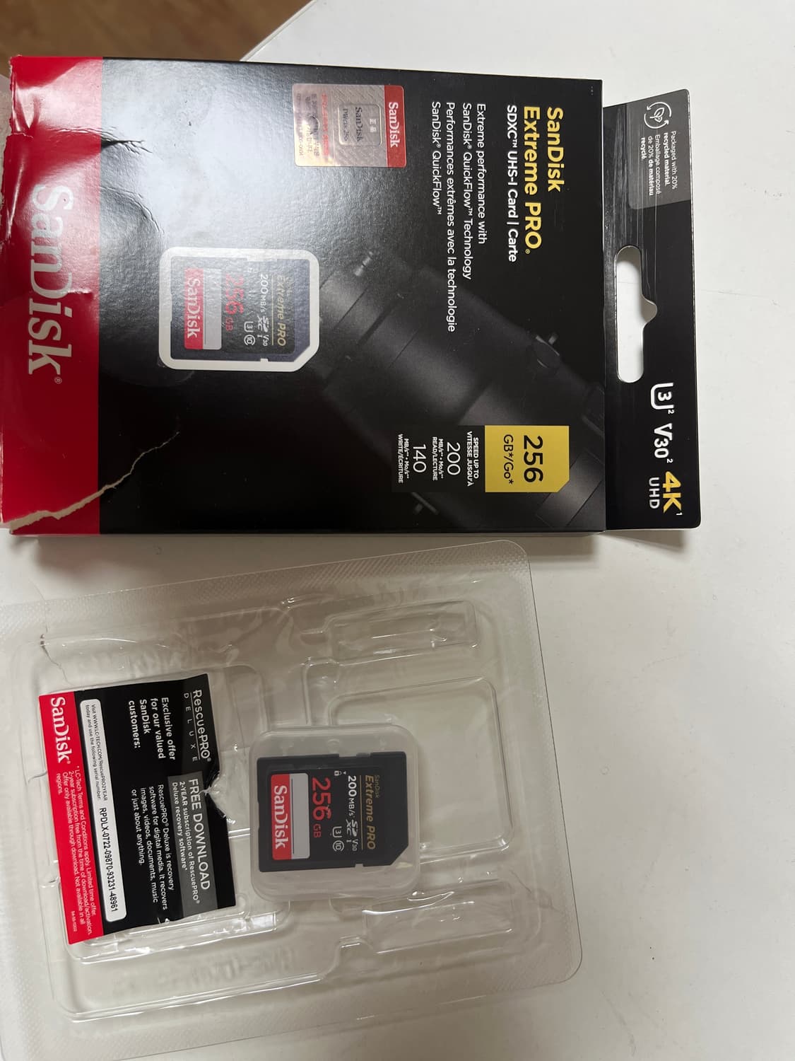 sandisk extreme pro 256gb 상품이미지1