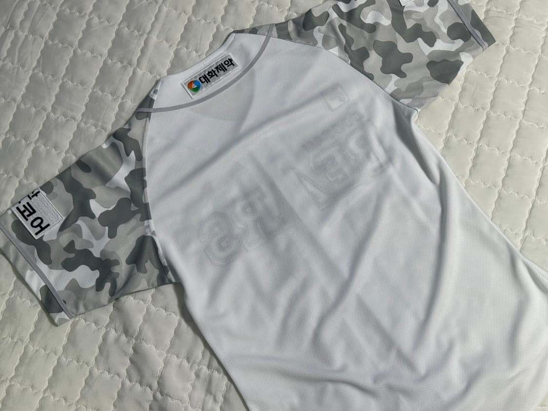 두산베어스 휠라 밀리터리 어센틱 유니폼 90 노마킹 상품이미지5