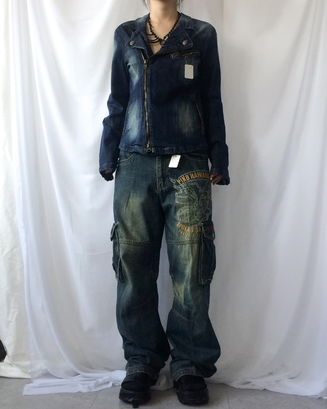 In the attic washing denim rider jacket 상품이미지1