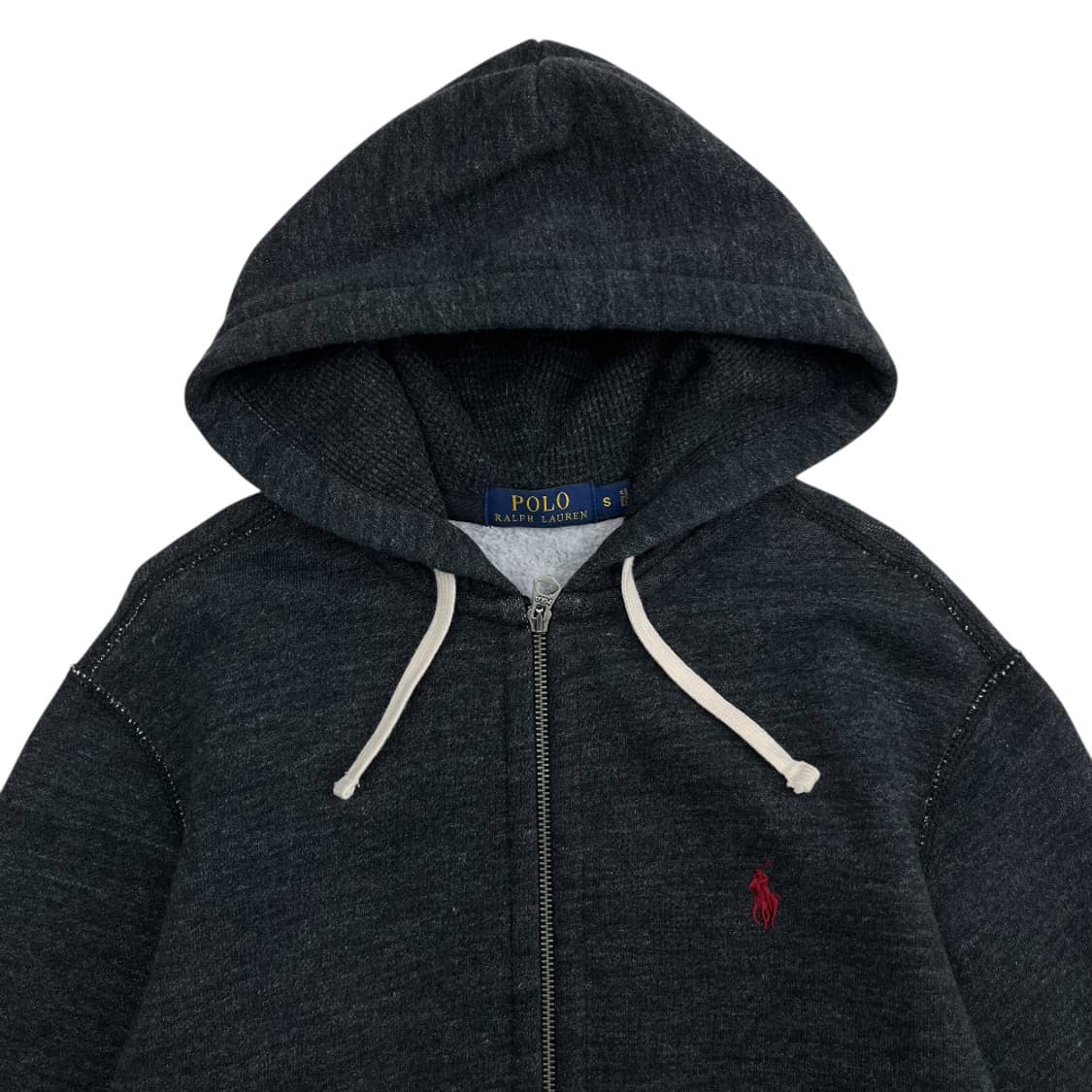 폴로 랄프로렌 레드포니 차콜 후드집업 S 상품이미지4
