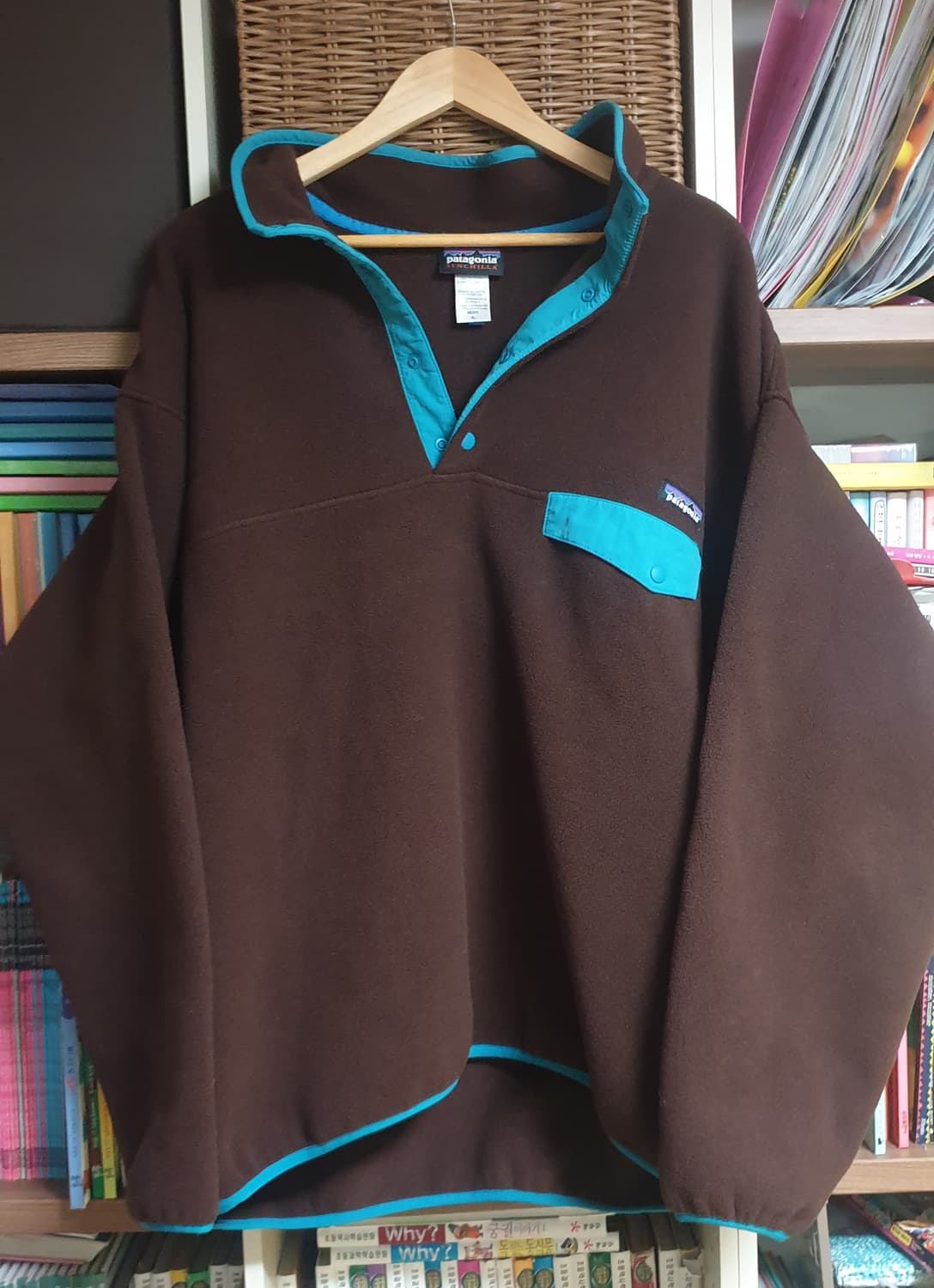 파타고니아 헤비웨이트 신칠라 플리스 풀오버 브라운 XL 상품이미지2