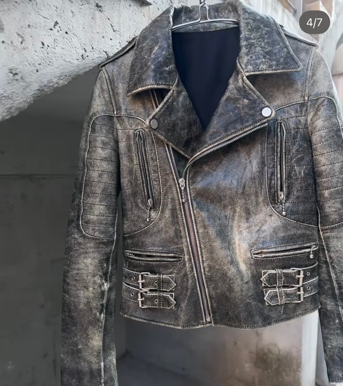 Shop502 리얼레더 자켓 상품이미지5