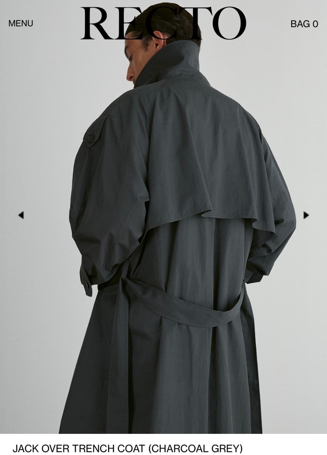 렉토 잭 오버 트렌치코트 24FW (미착용 새제품) 상품이미지2