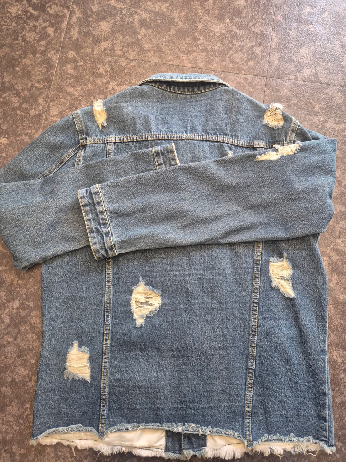 인비저블(INVISIBLE) 빈티지  데님 자켓  - XXL 상품이미지6