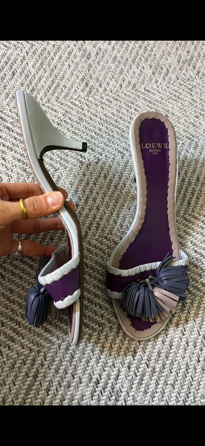 로에베 태슬 장식 샌들 38사이즈(240)정품 상품이미지2