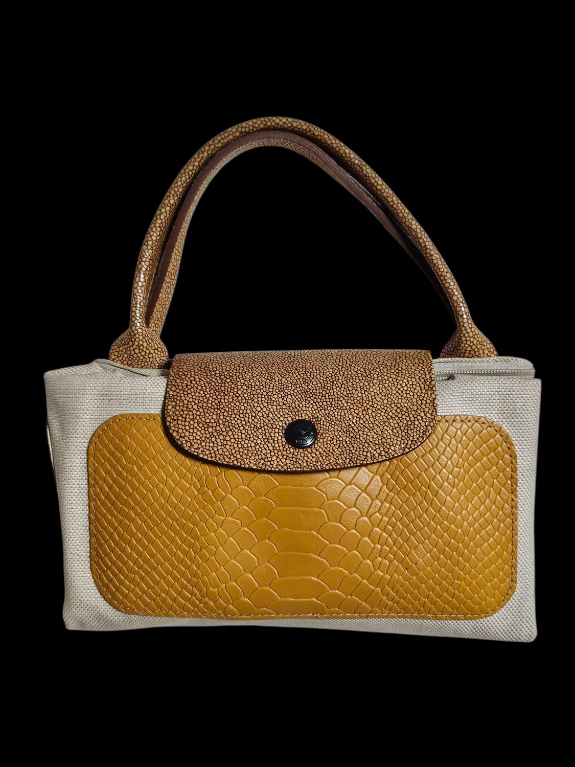 롱샴 Longchamp 르 플리아쥬 가죽 패치워크 가방 숄더백 상품이미지10