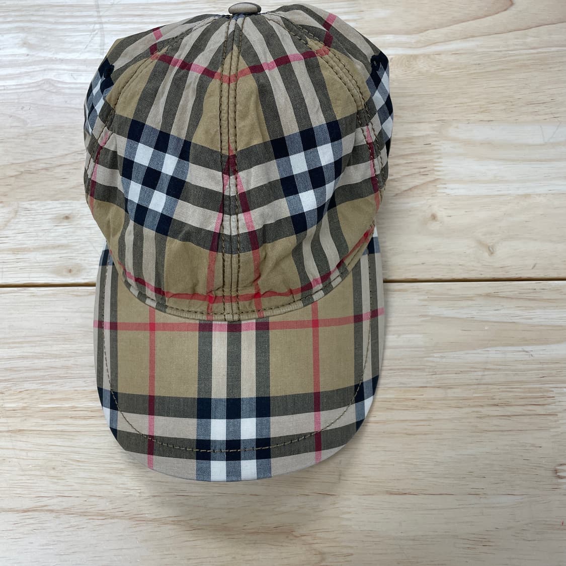 버버리 체크 볼캡 M/L 상품이미지2
