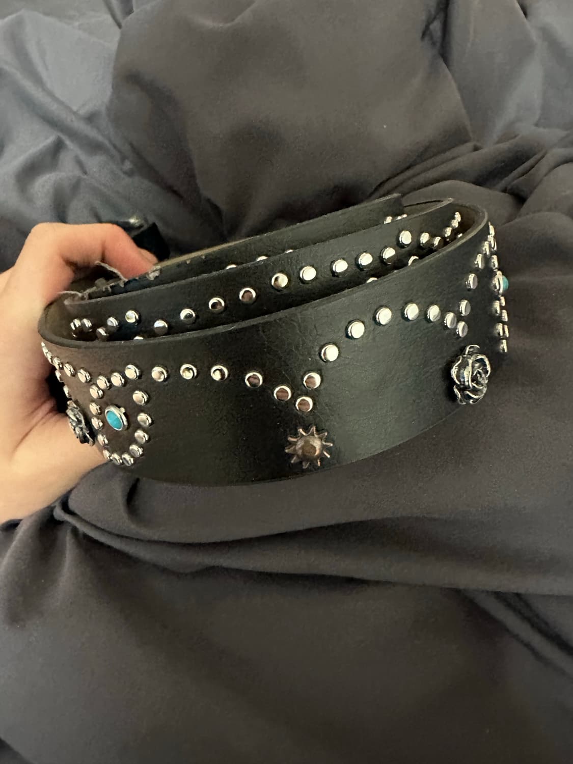 스터드 벨트 130cm 상품이미지1