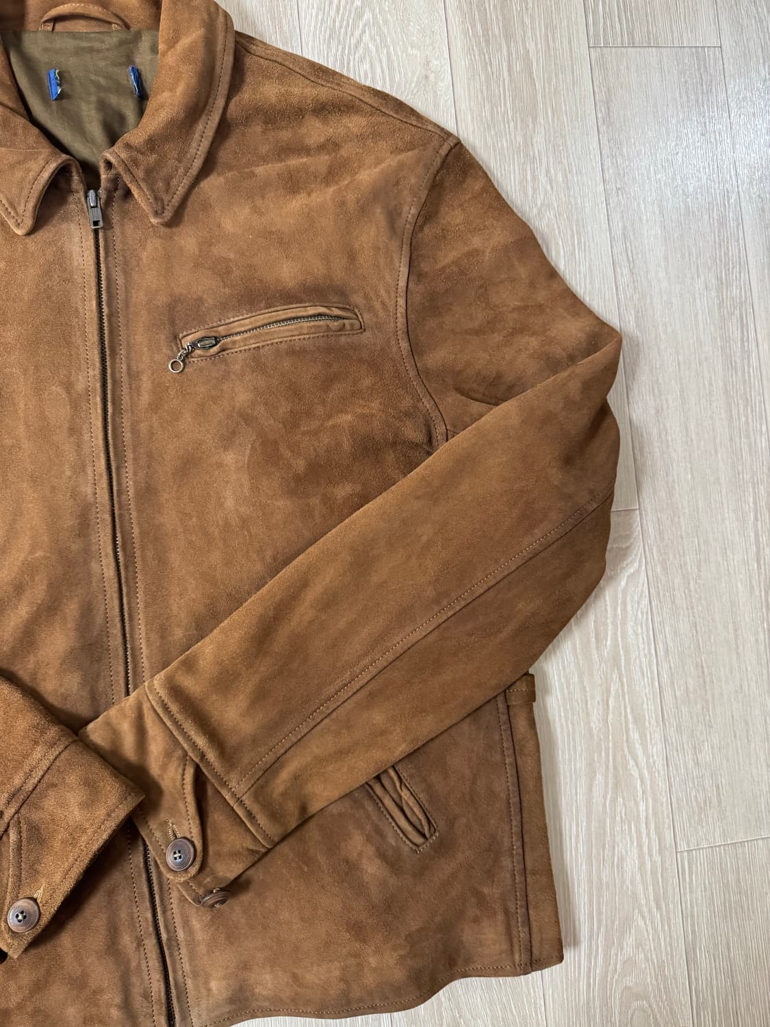 폴로 랄프로렌 러프아웃 뉴스보이 고트 레더 가죽 자켓 / RRL맛 상품이미지2