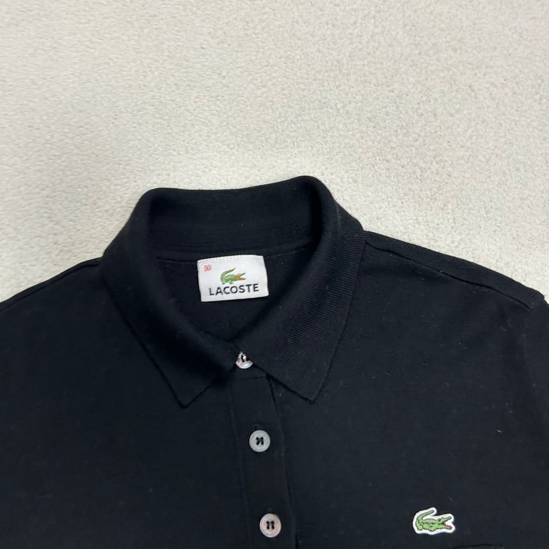 Lacoste Black Collar Knit 상품이미지6