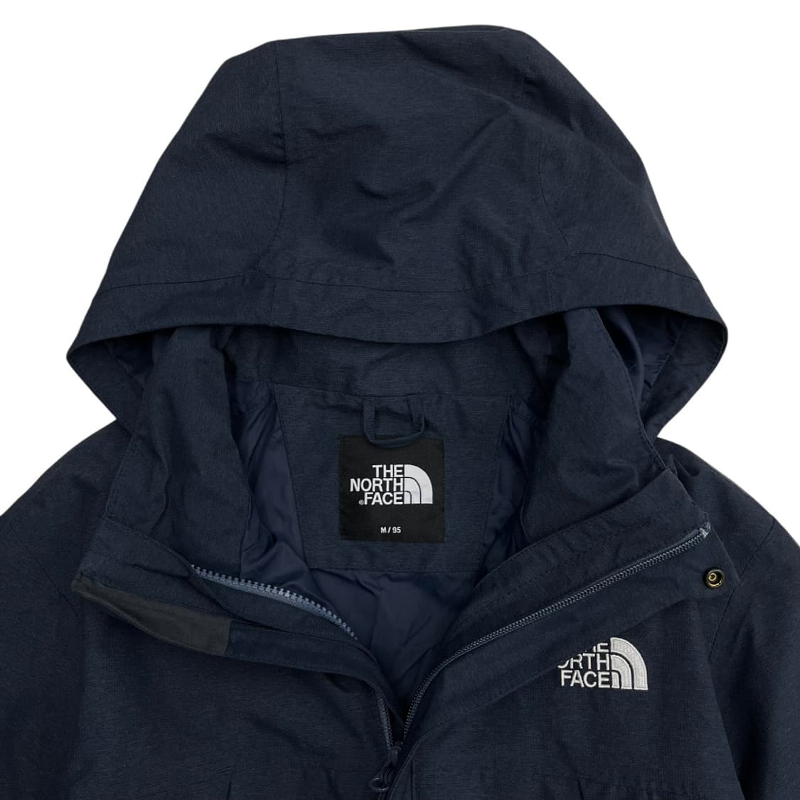노스페이스 로고 딥네이비 후드 바람막이 95 상품이미지5
