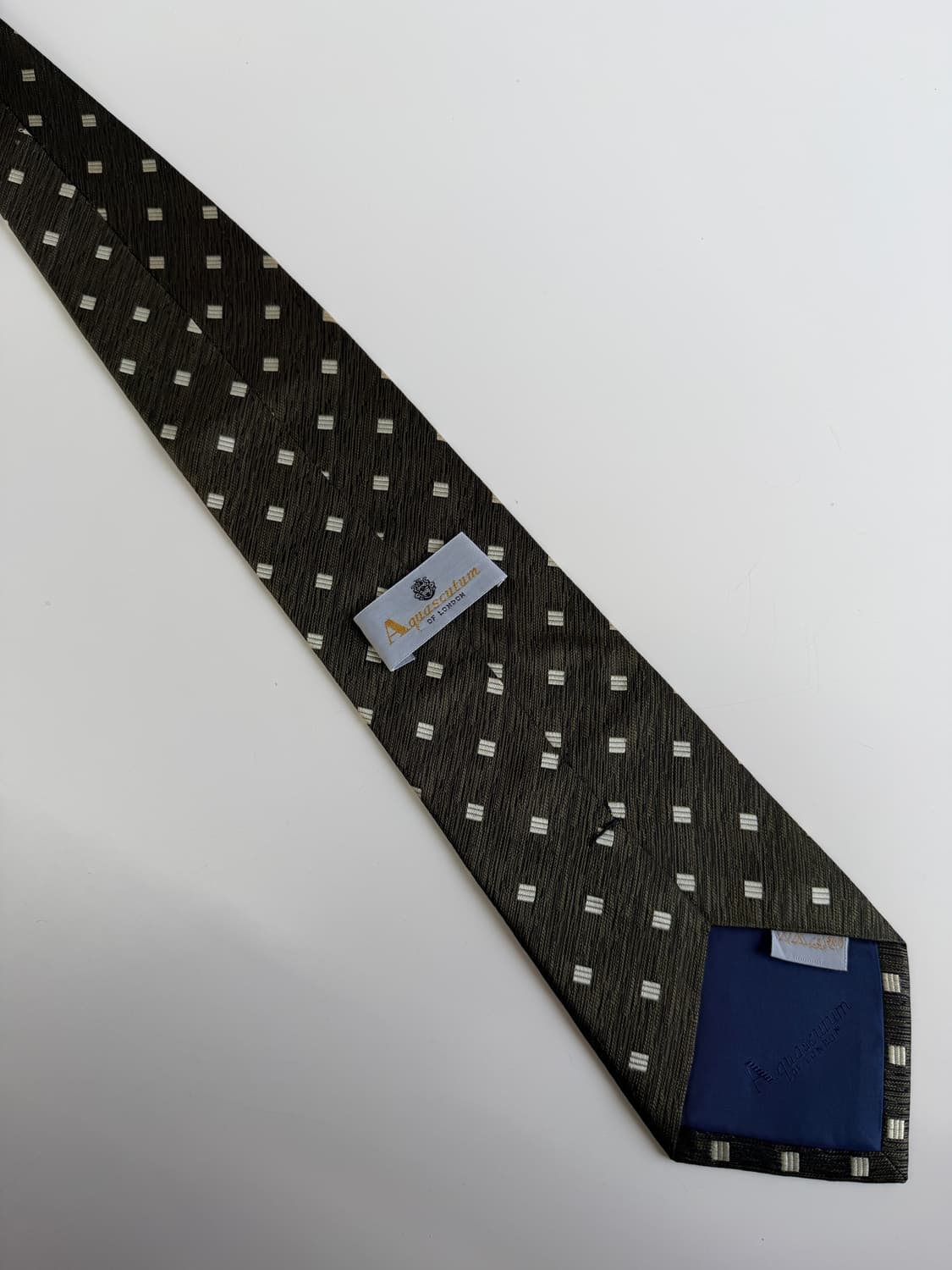 아쿠아스큐텀(Aquascutum) 실크 넥타이 10cm 상품이미지3