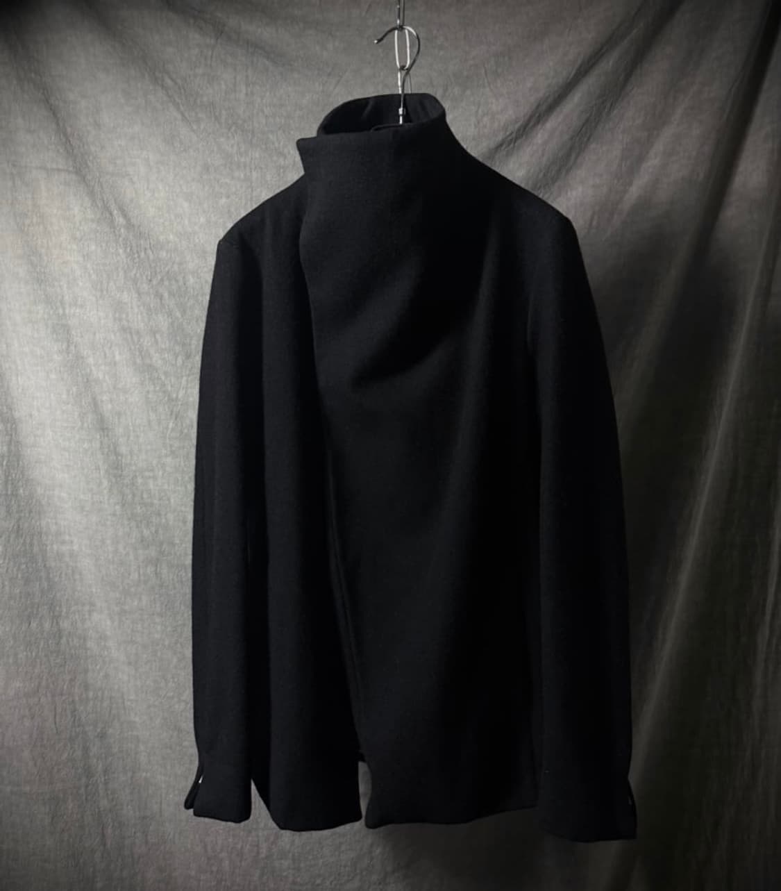 N4 Asymmetric High-Neck Wool Coat 상품이미지1
