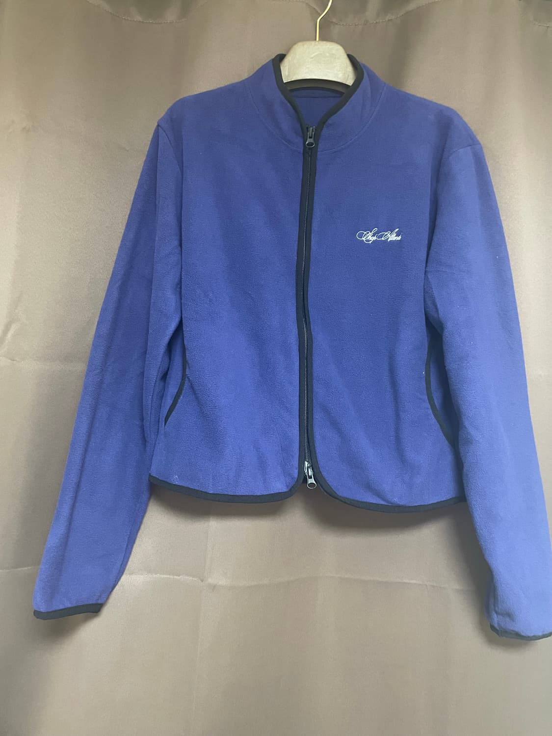 새상품) 샵 어텐즈 Shop attends 블루 플리스 후리스 상품이미지2