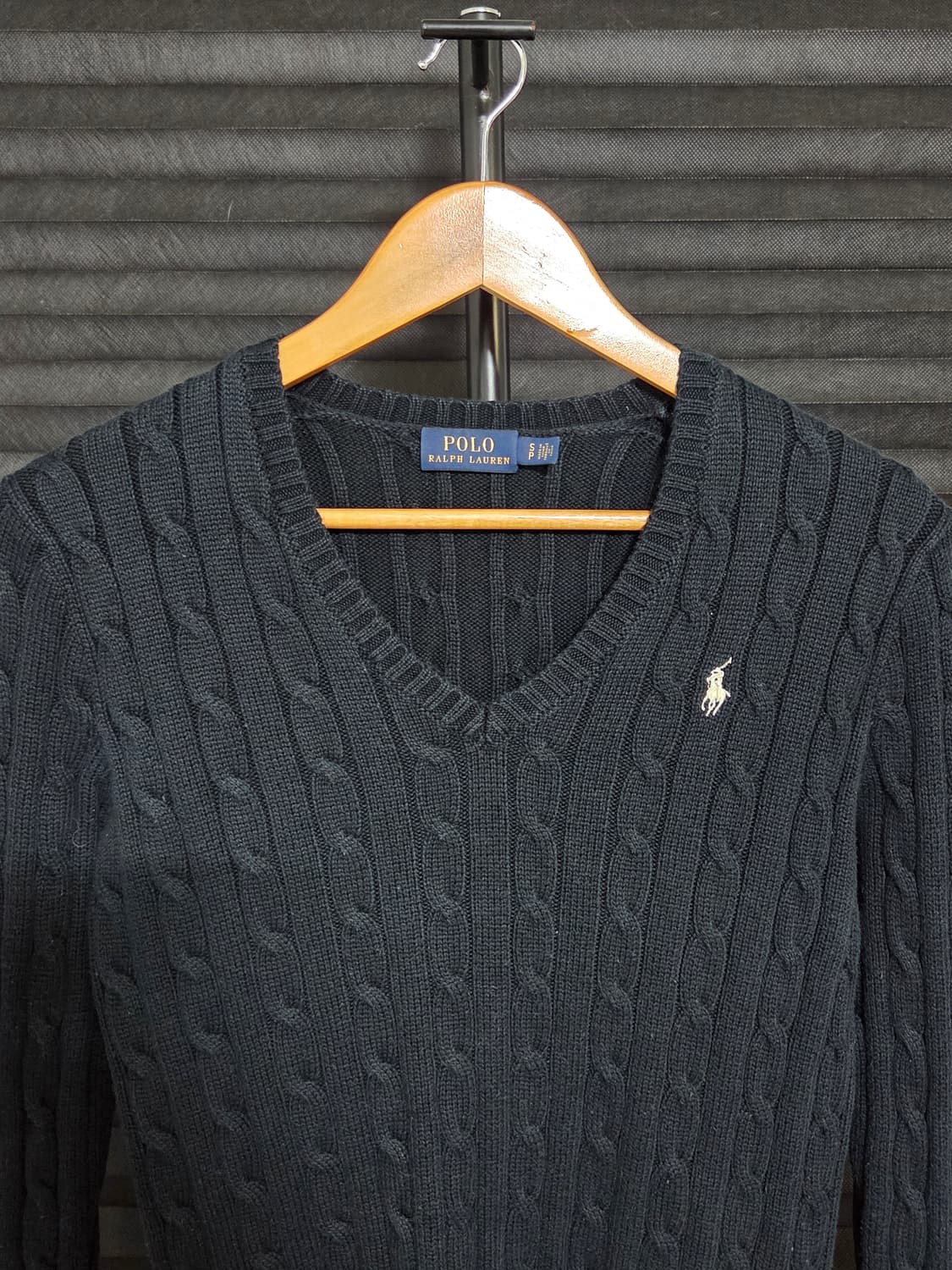 [폴로 랄프로렌] 코튼 케이블 V넥 니트 스웨터 | 00199 상품이미지2