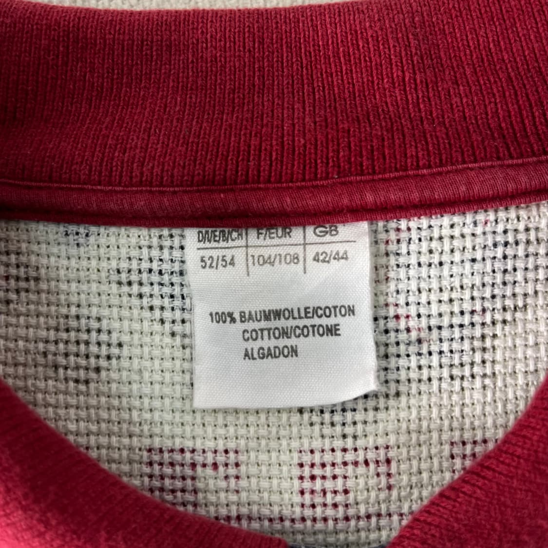 105 00s 빈티지 패턴 카라 코튼 니트  상품이미지3