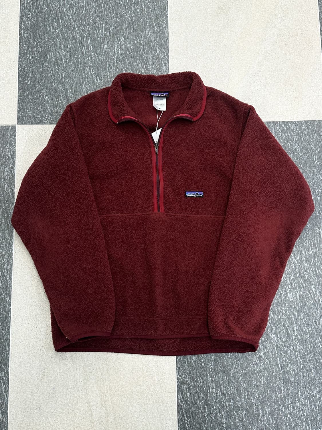 파타고니아 00s 신칠라 버건디 마수피얼 플리스  상품이미지5