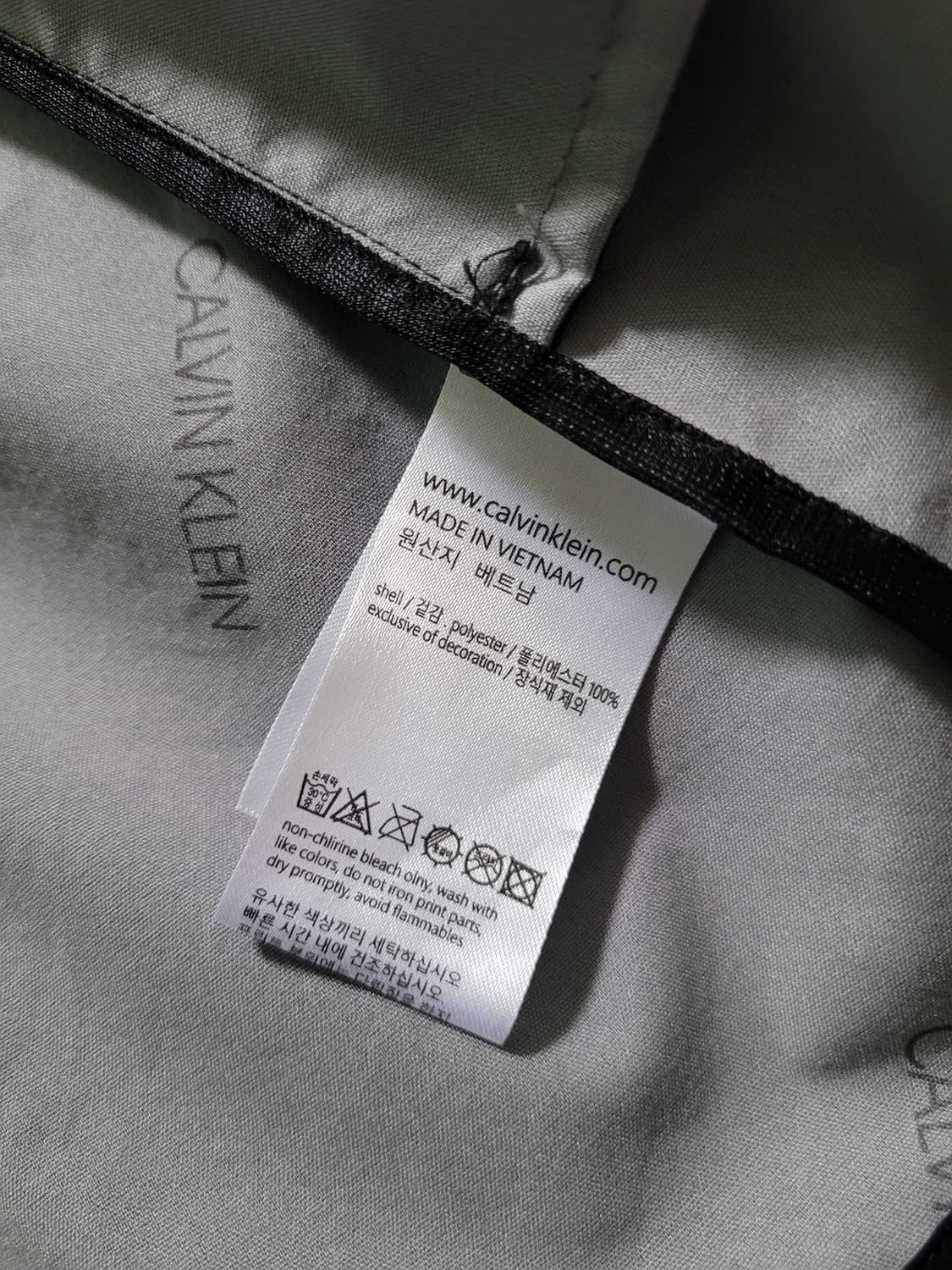 캘빈클라인 퍼포먼스 Calvin Klein 워터프루프 윈드스토퍼 자켓  상품이미지8