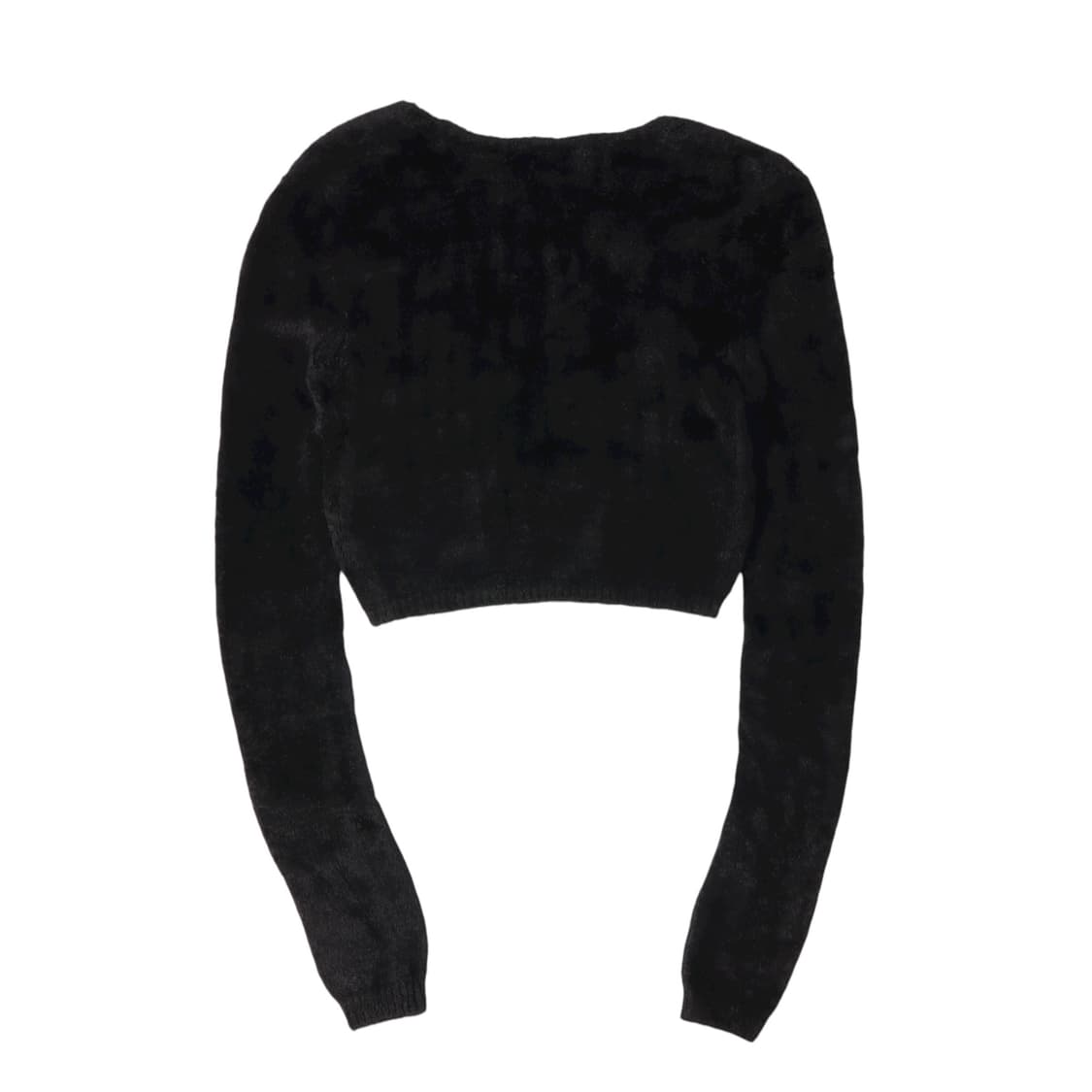 디젤 벨벳 실버로고 크롭 벨벳 니트 상품이미지5