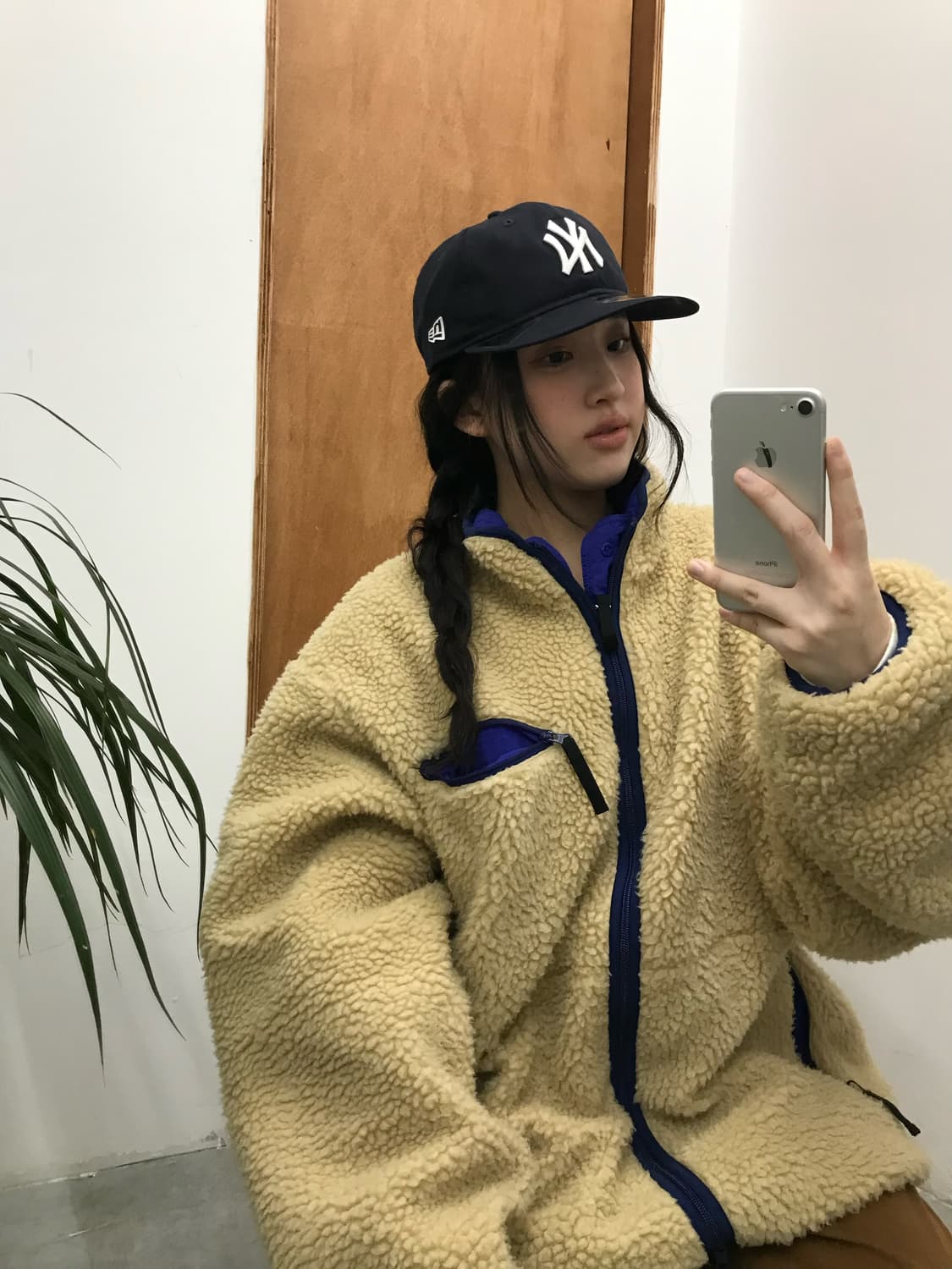 빔즈 BEAMS Reversible Boa Fleece Blouson 상품이미지1