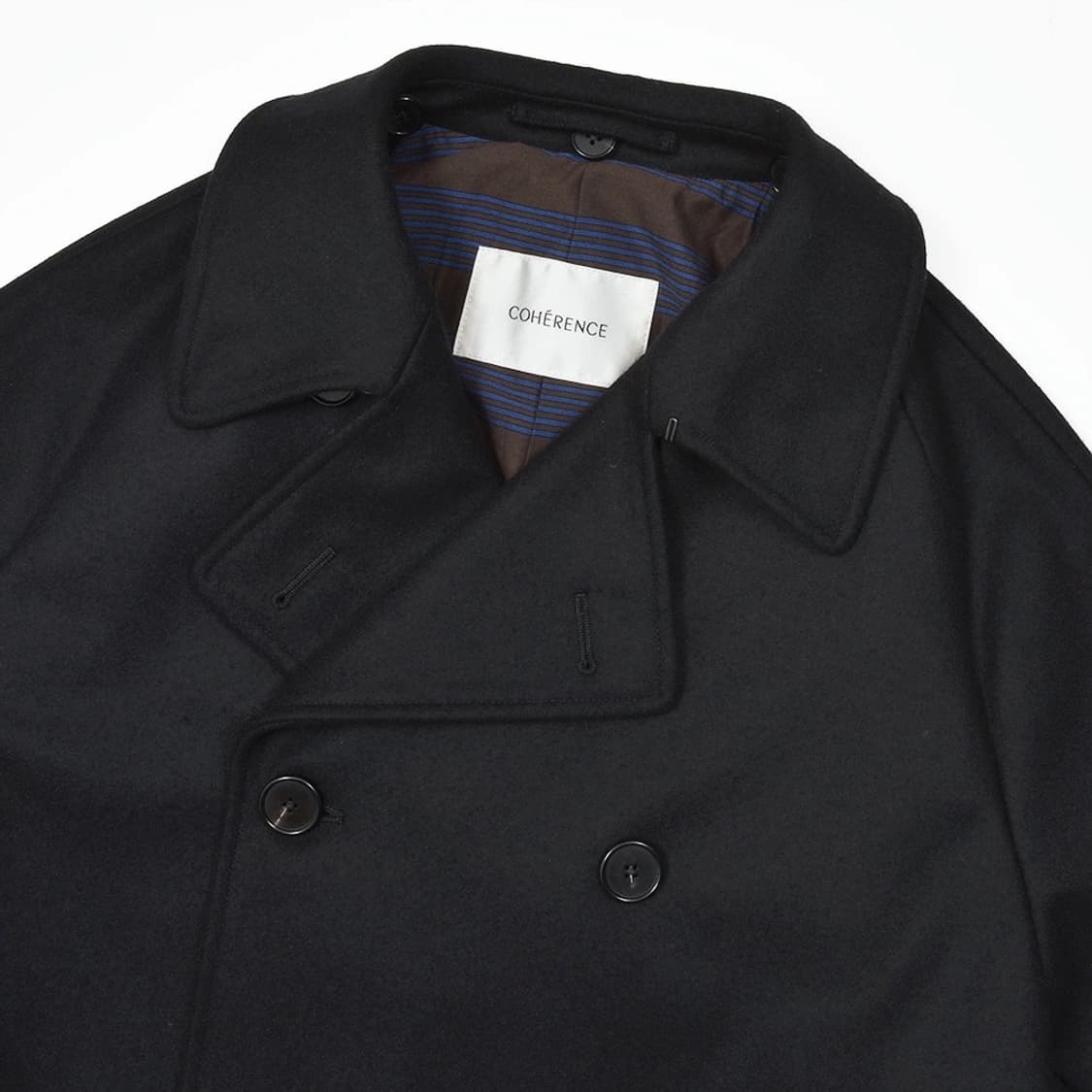 코히어런스 포우포우 멜튼울 블랙 M사이즈 판매 상품이미지7