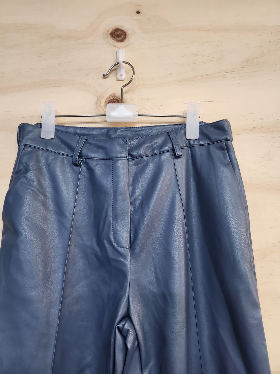 200) A&D 아뜰리에 비건레더 와이드 팬츠 상품이미지2