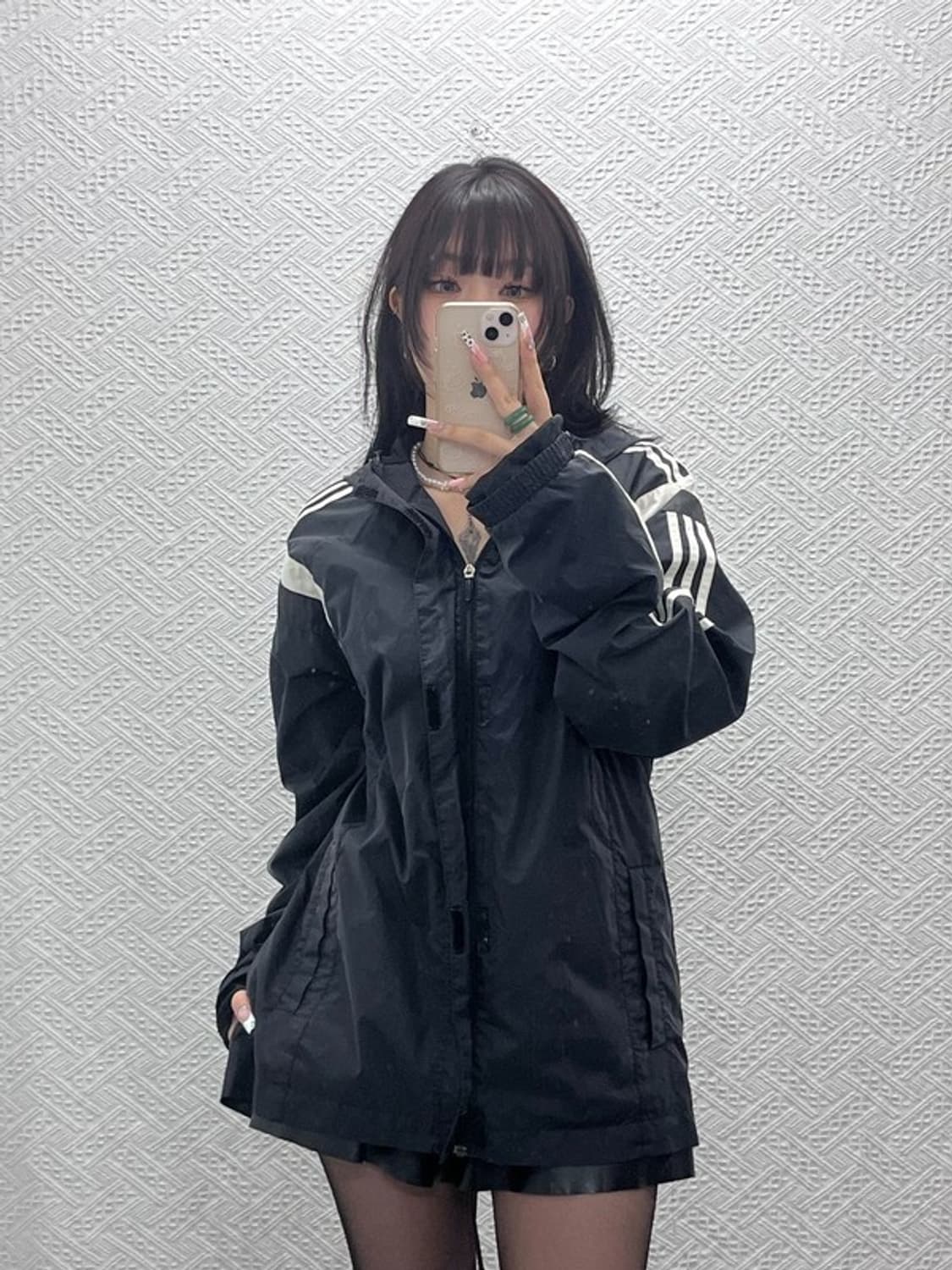 아디다스 올드스쿨 레트로 스트릿 바람막이 자켓 105 C11115 상품이미지1